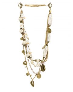 Ivory Tag Women Circular Meddle Multicoloured Necklace