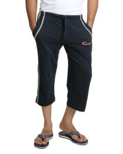 Chromozome Men Navy Blue Lounge Shorts