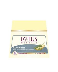 Lotus Herbals Women Claywhite Black Clay Skin Whitening Face Pack