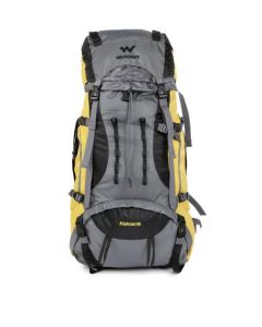 Wildcraft Unisex Yellow & Grey Colourblocked Rucksack