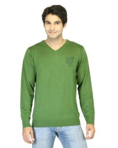 Spykar Men Green Sweaters