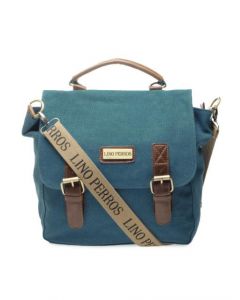 Lino Perros Unisex Blue Satchel