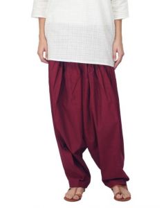 Fabindia Women Maroon Salwar