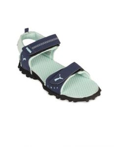 Puma Women Green Navy Baby Blue Floater
