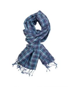 Reid & Taylor Men Blue Scarf