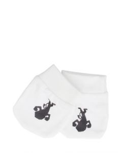 Madagascar 3 Infant Boys White Mittens