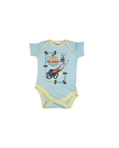 Madagascar3 Infant Boys Light Blue Snapsuit Romper