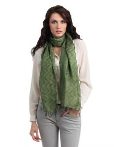 Fabindia Women Green Stole