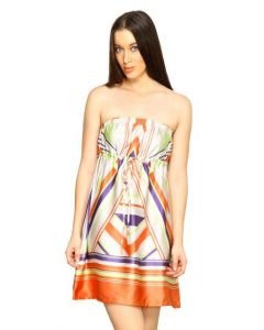 Forever New Women GeoPrint Multi Coloured Dress