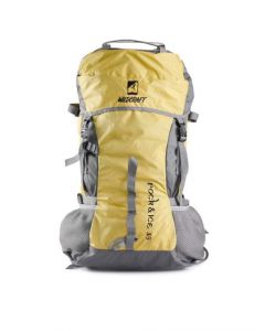 Wildcraft Unisex Grey & Yellow Rucksack