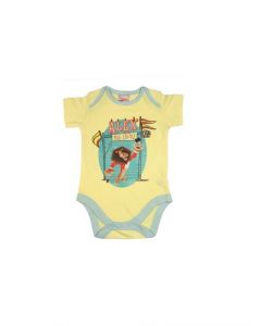 Madagascar3 Infant Boys Lemon Yellow Snapsuit Romper