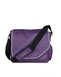 American Tourister Unisex Purple Messenger Bag