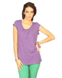 Puma Women's Heather Purple T-shirt