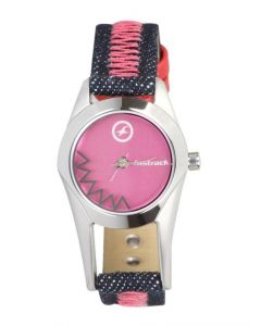 Fastrack Women Analog Pink Blue Watch