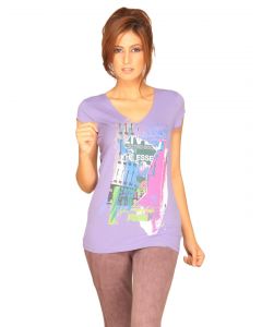 Puma Women Classic Purple T-shirt