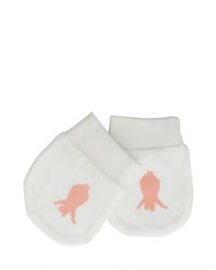 Madagascar 3 Infant Girls White Mittens