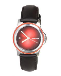 Fastrack Women Economy Analog Red Black Watch