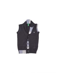 United Colors of Benetton Boys Navy Blue Waistcoat