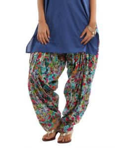 Shree Women Multi Colored Patiala