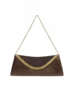 Rocia Women Brown Clutch