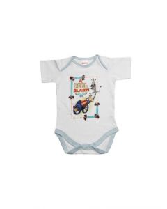 Madagascar3 Infant Boys White Snapsuit Romper