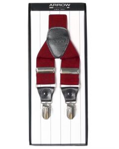 Arrow Men Red Suspenders