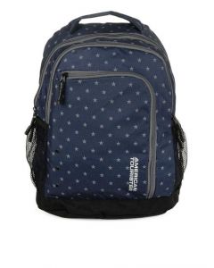 AMERICAN TOURISTER Unisex Blue Printed Backpack