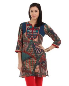 Aneri Women Multi Coloured Kurti