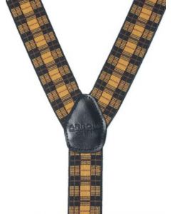 Arrow Men Black Suspenders