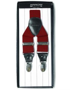 Arrow Men Red Suspenders