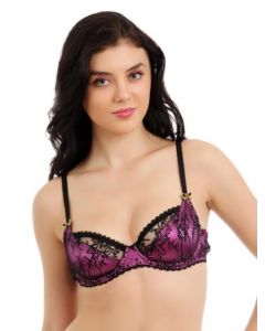 Avirate Pink & Black Bra