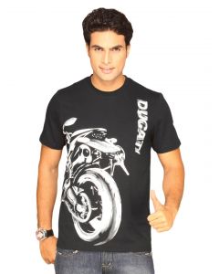 Puma Men's Ducati Graphic Black T-shirt