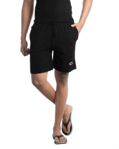 Chromozome Men Black Lounge Shorts