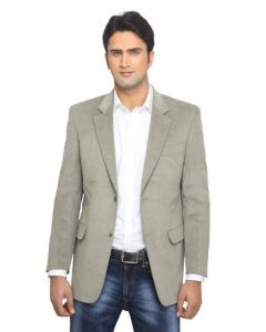 Reid & Taylor Men Semi Formal Olive Blazer