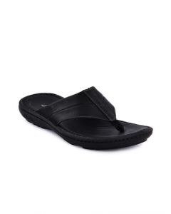 Clarks Men Black Leather Sandals