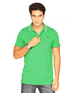 Puma Men's Polo Green T-shirt