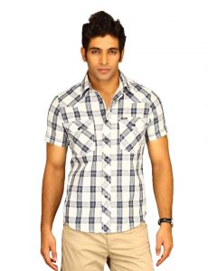 Lee Men Arnold Black Grey Check Shirt