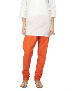 Fabindia Women Orange Churidar