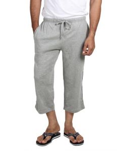 Chromozome Men Grey Melange Lounge Shorts