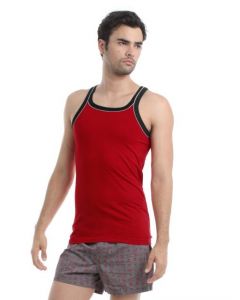 Chromozome Men Red Innerwear Vest