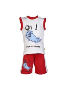 Mr.Men Boys I Am Sleeping White Clothing Set