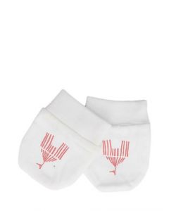 Madagascar 3 Infant Girls White Mittens
