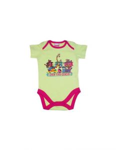 Madagascar3 Infant Boys Light Green Snapsuit Romper