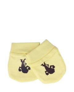 Madagascar 3 Infant Boys Yellow Mittens