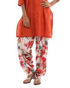 Shree Women Pink Printed Patiala