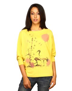 DUSG Women Crane Bamboo Top