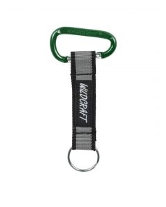 Wildcraft Unisex Black & Grey Carabiner Key Chain