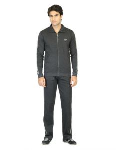 Proline Men Charcoal Grey Tracksuit