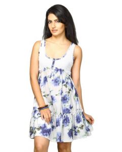 UCB Women's Sleeveless Off White Dress
