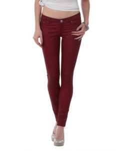 Pepe Jeans Women Dark Red Jeggings
